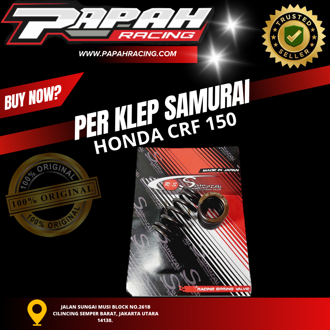 PER KLEP SAMURAI HONDA CRF 150